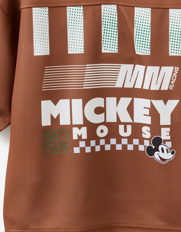 Cotton On Kids - Disney Mickey Mouse Ss Mesh V Neck Tee
