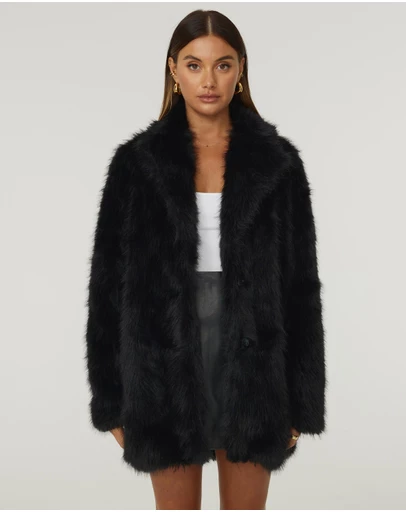 Tussah - Brigette Faux Fur Coat