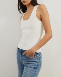Atmos&Here - Sammy Racer Back Knit Top