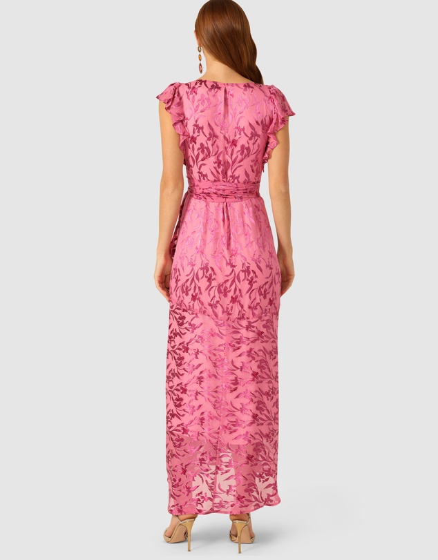 SACHA DRAKE - Bella Rose Maxi Wrap Dress