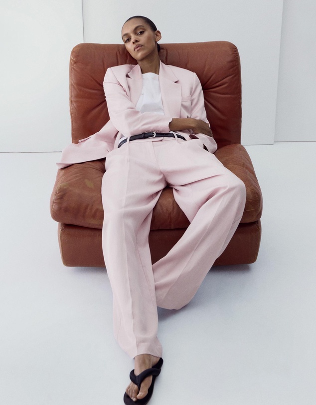 M.N.G - Straight-Fit Linen Suit Trousers