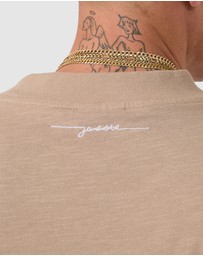 Zanerobe - Cropped Slub Flow Tee Coffee