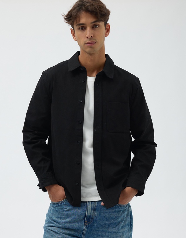 AERE - Brushed Cotton Overshirt