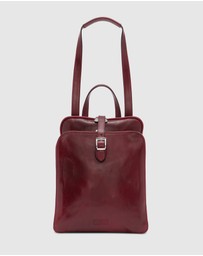 Florence - The Emma Red 3-in-1 Convertible Backpack