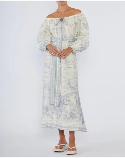 Amelius - Fresco Linen Maxi Dress