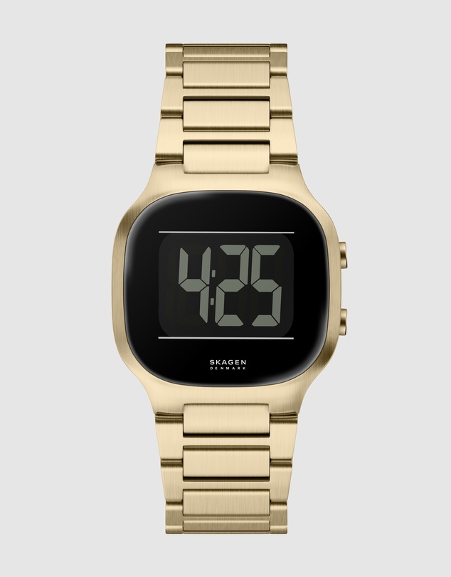 Skagen - Mellem Digital Gold Tone Digital Watch
