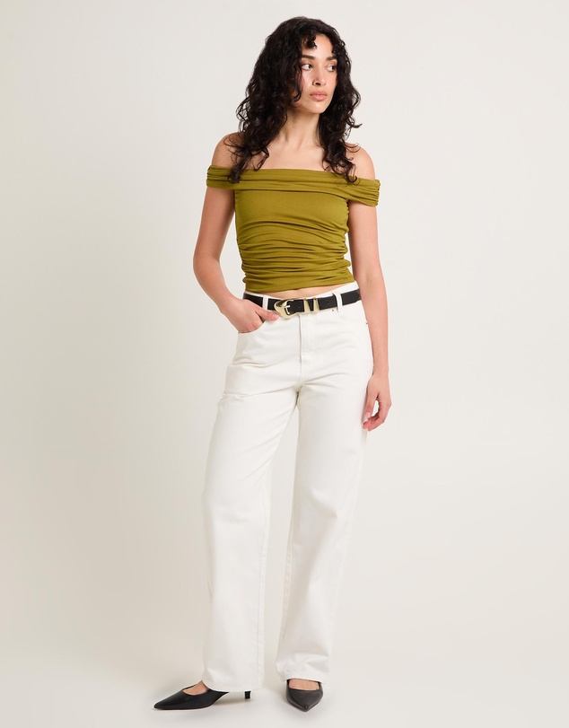 Alice In The Eve - Armani Cold Shoulder Top