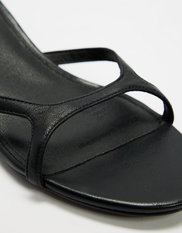 Atmos&Here - Aria Kitten Heel Strappy Leather Sandals