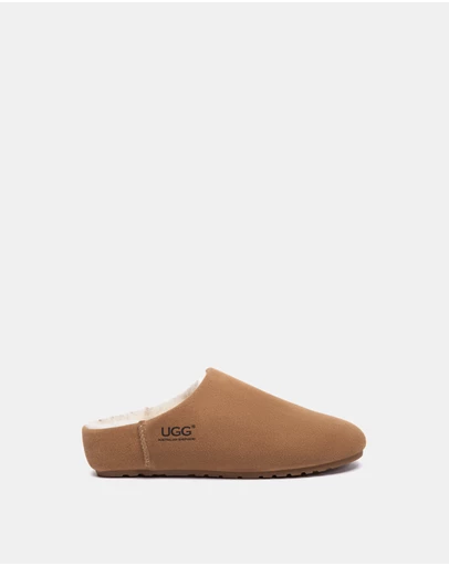 EVERAU - Australian Shepherd Ugg Somni Cow Suede Upper Loafer Oxfords Flats