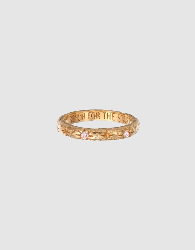 Haze & Glory - ICONIC EXCLUSIVE - Reach for the Stars Ring - 9K Solid Gold