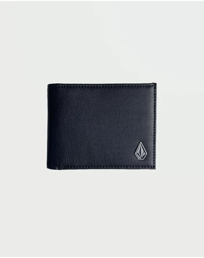 Volcom - Mens Slim Stone Faux Leather Wallet
