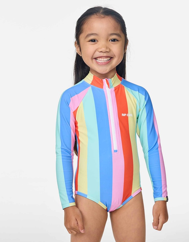 Rip Curl - Rainbow Stripe Surf Suit - Kids