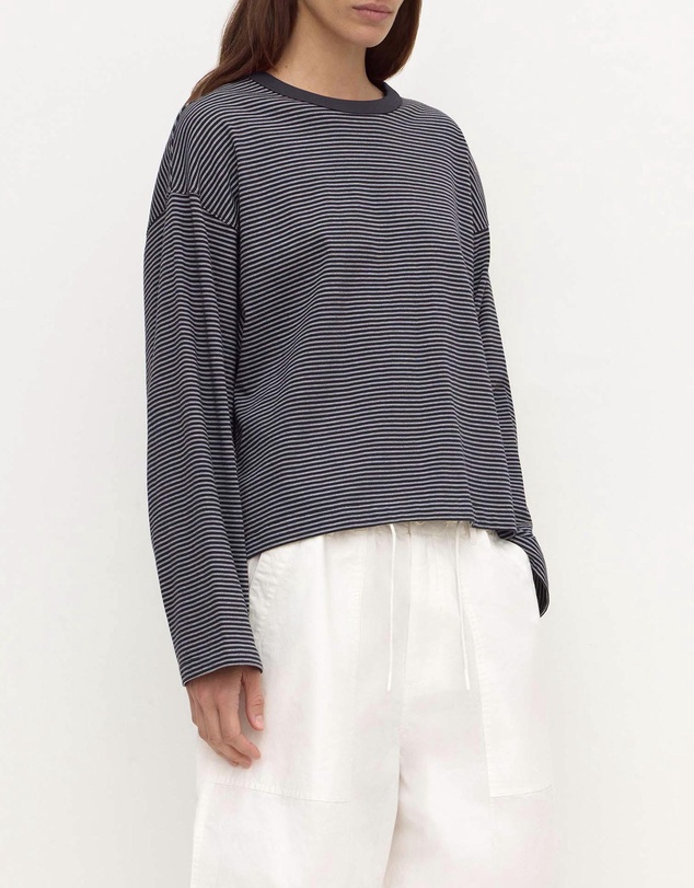 Assembly Label - Malone Stripe Wide Sleeve Tee