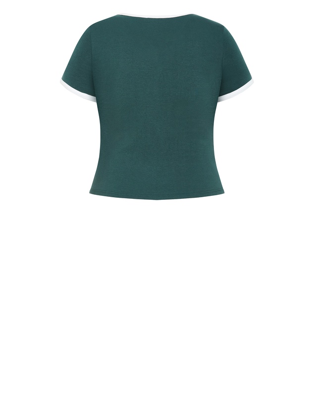 City Chic - Micro Sport Print Tee