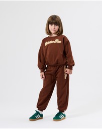 Goldie + Ace - Comfy Embroidered Sweatpants - Babies-Kids