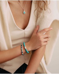 THOMAS SABO - THOMAS SABO Bracelet with Blue-Green Stones Silver