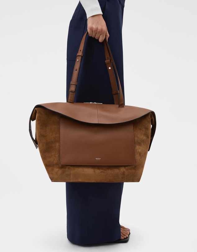 Oroton - Mica Medium Tote Suede Bag