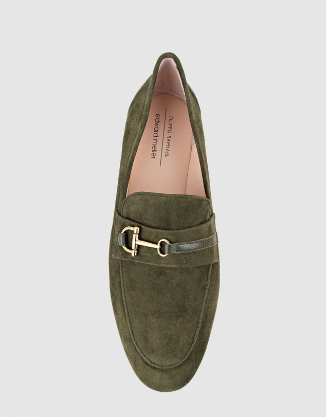 Edward Meller - FAUSTINE Loafer with Asymmetrical Trim