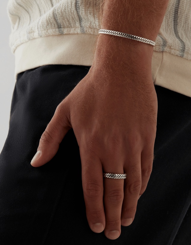 Najo - Tessera Men's Silver Ring