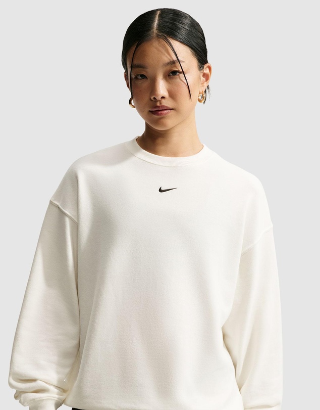 Nike - Studio Fleece Lightweight Oversized Crew-Neck Sweatshirt