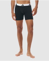 adidas Sportswear - 3 Pack Active Flex Cotton Boxer Brief Underwear
