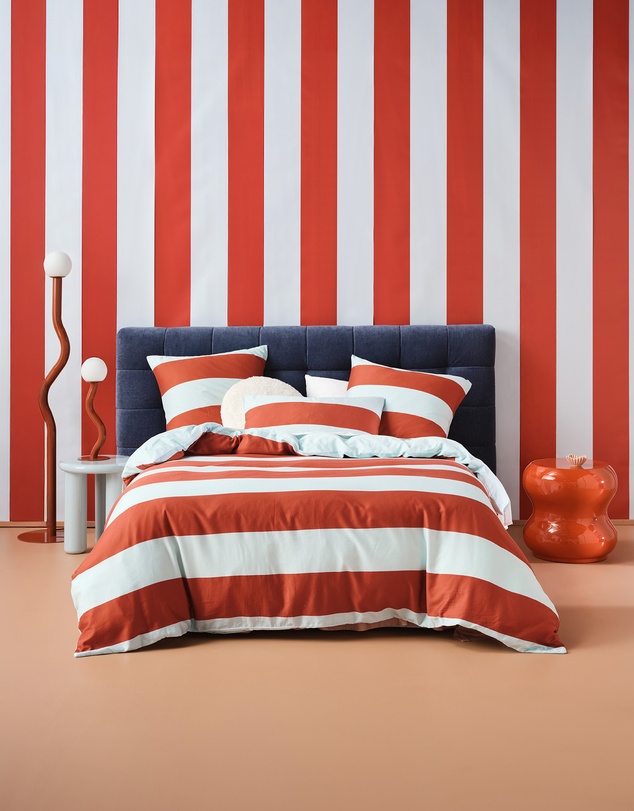 Linen House - Rugby Stripe Quilt Cover Set