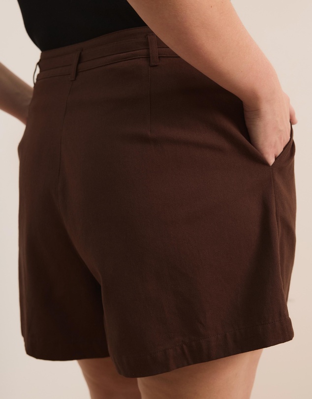 Atmos&Here Curvy - Ginny Cotton Twill Shorts