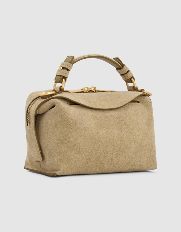 Oroton - Mica Mini Bowler Suede