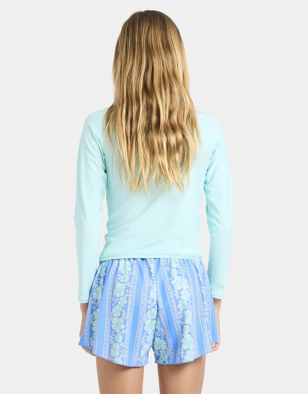 Billabong - Girls 6 to 14 Happy Hibiscus Swim Volley Boardshorts