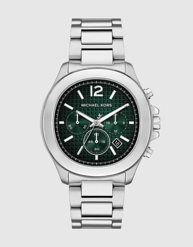 Michael Kors - Sage Silver Tone Chronograph Watch