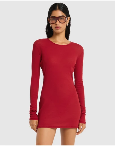 Bond-Eye Swimwear - Adley Long Sleeve Mini Dress