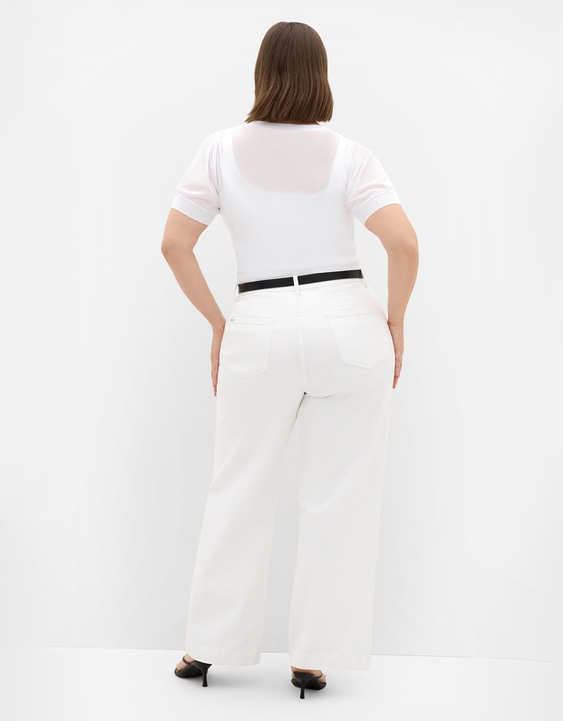 City Chic - Plus size Tara Short Sleeve Crop Cardigan - ivory