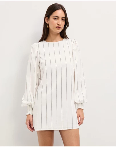 The Fated - Tia Stripe Mini Dress