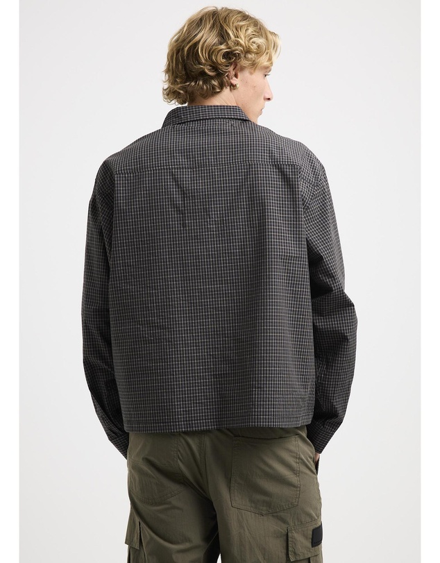 Black Noise White Rain - El Porter Long Sleeve Shirt