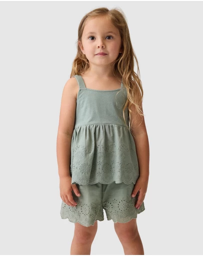 GAP - Eyelet Hem Top - Babies-Kids