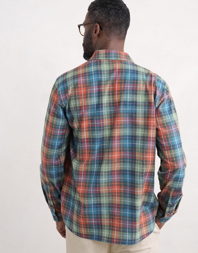 Seasalt - Seasalt Cornwall Multi Banyan Checked Cotton Shirt