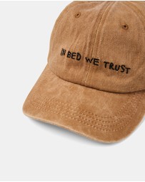 Linen House - Embroidered Slogan Cap