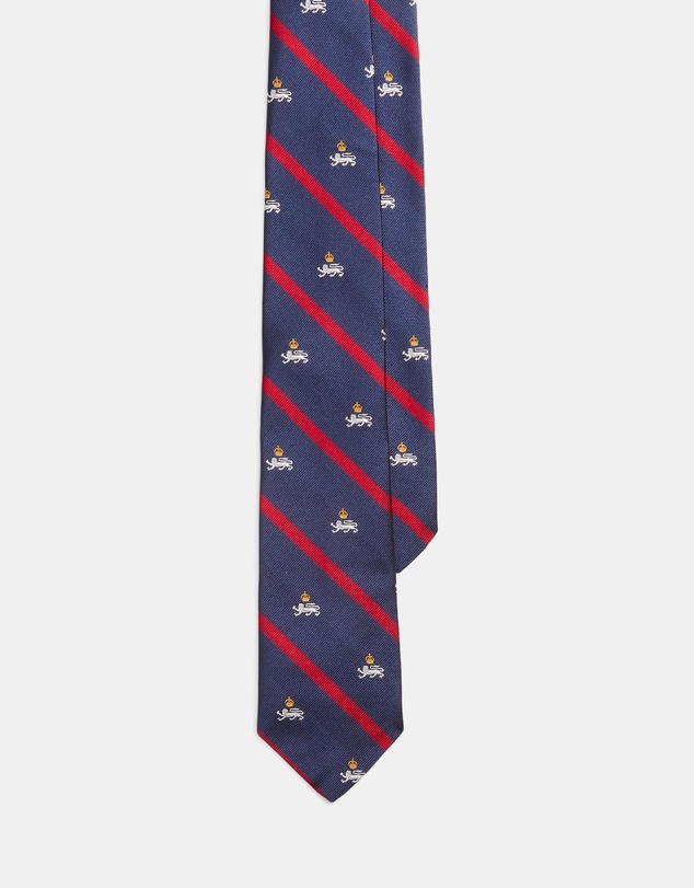 Polo Ralph Lauren - ICONIC EXCLUSIVE - Striped Silk Repp Narrow Club Tie