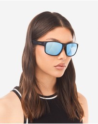 Hawkers Co - HAWKERS - Black Blue Chrome Faster Raw Sunglasses for Men and Women UV400