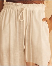 AUR OCEA - Gathered Wide Leg Pants