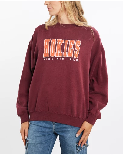 Vintage by The Real Deal - Pre Loved - Vintage 90s Virginia Tech Hokies Sweatshirt