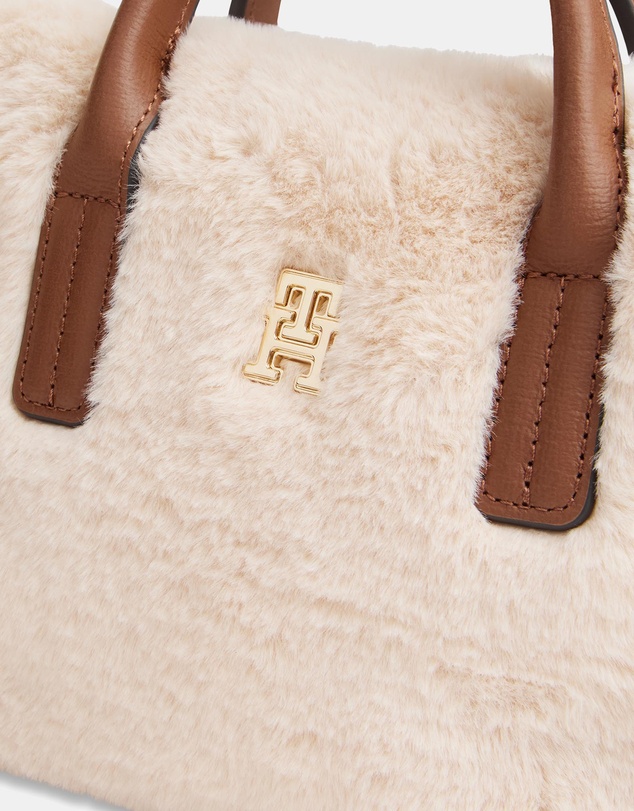 Tommy Hilfiger - Popette Micro Tote Faux Fur