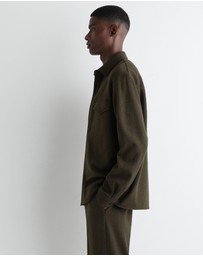 COS - Relaxed Boiled-Wool Overshirt