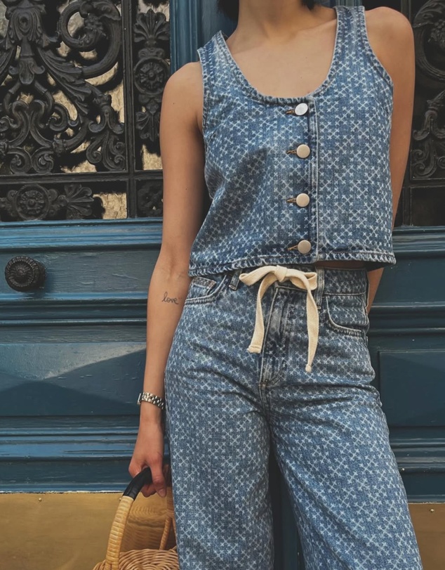 Seventy + Mochi Denim - Kane Cropped Vest