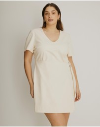 Atmos&Here Curvy - Ellie Cotton Twill Mini Dress