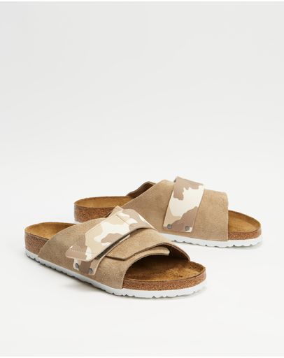 Grey Taupe/Camo Almond Suede/Birko-Flor
