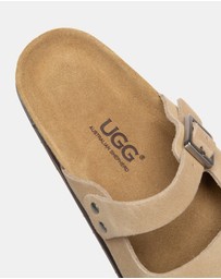 EVERAU - Australian Shepherd Ugg Brikon Cow Suede Upper Loafer Oxfords Flats