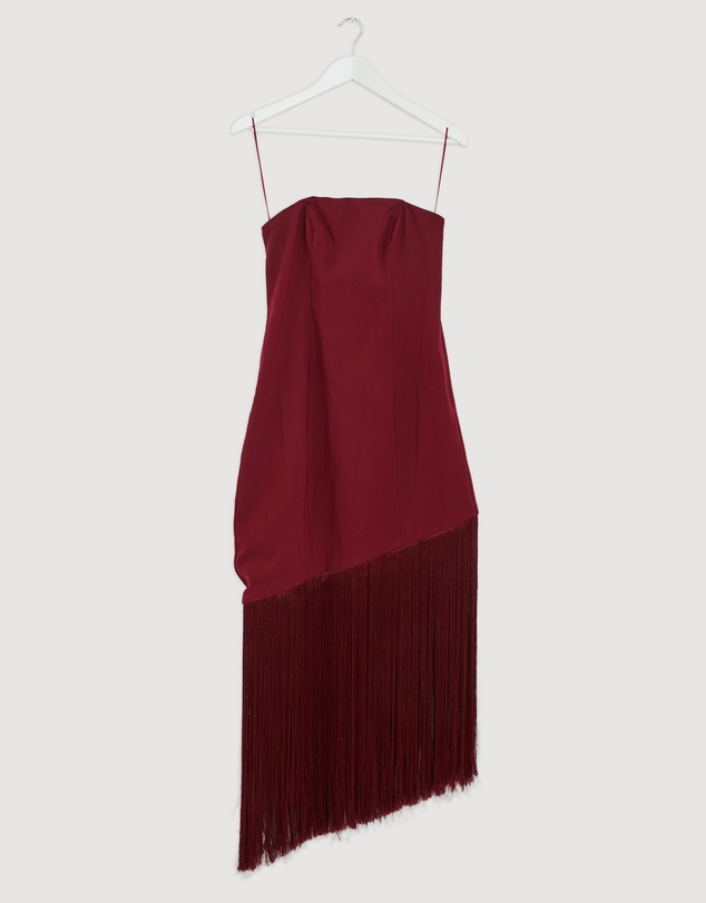 Revibe - Repaired CHANCERY Violet Asymmetric Fridge Midi Dress - AU 10