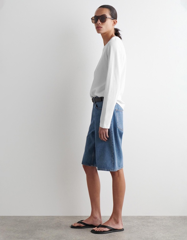 COS - Longline Denim Shorts