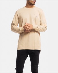 Counter Culture - Cypher Embroidery Long Sleeve Tee
